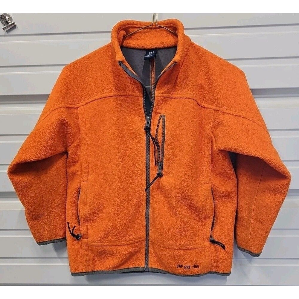 vintage gap kids fleece jacket size 6-7